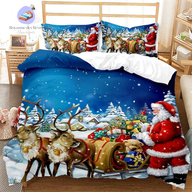 Housse de Couette Noel 2 Personnes